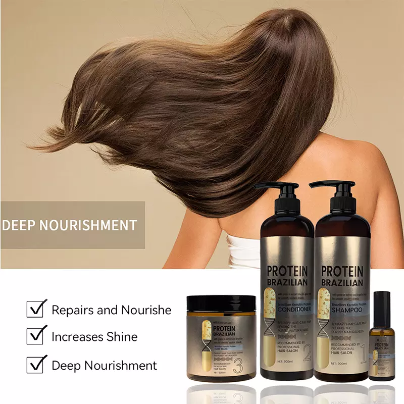 Brazils Hydrolyzed Protein Shampoo Set