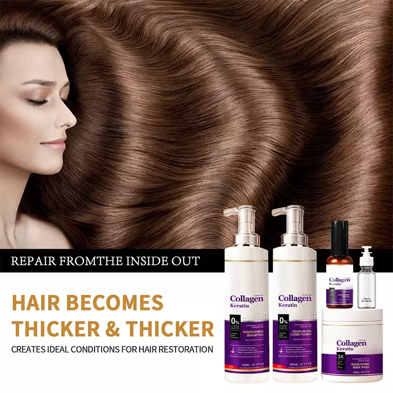 Collagen Keratin Shampoo Set