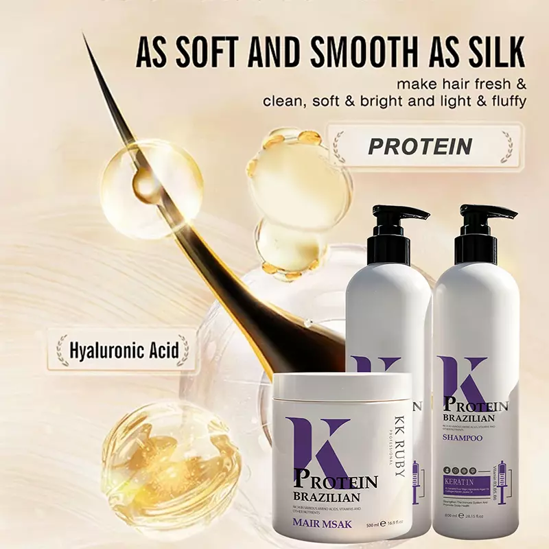 Keratin Shampoo Conditioner Set