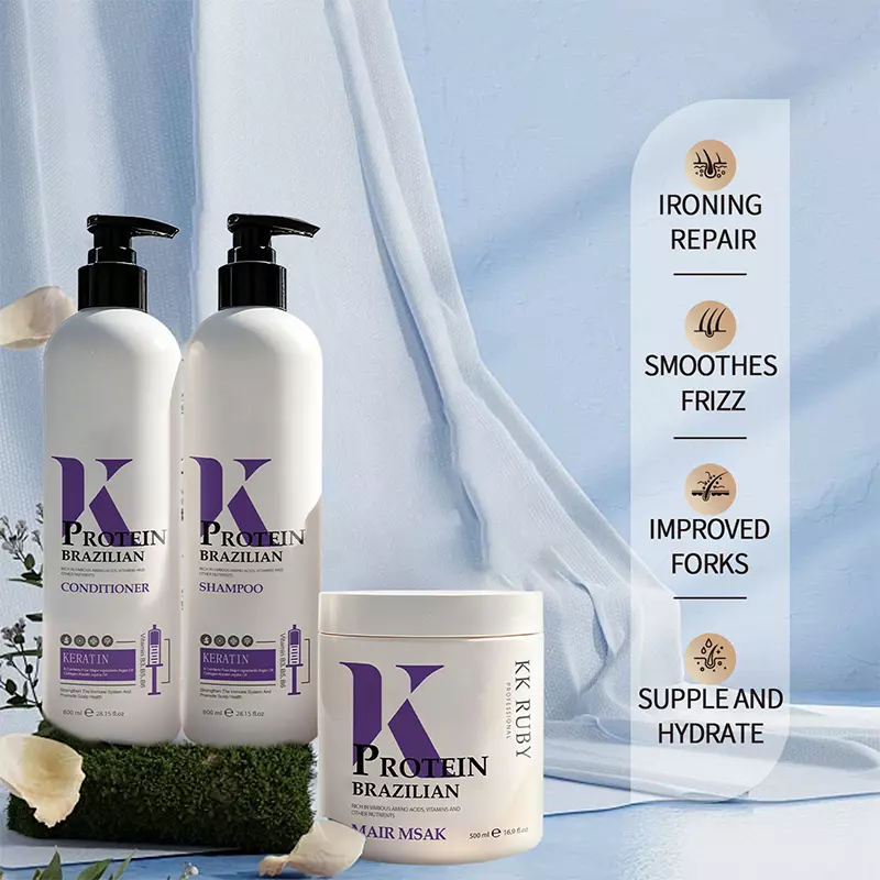 Keratin Shampoo Conditioner Set