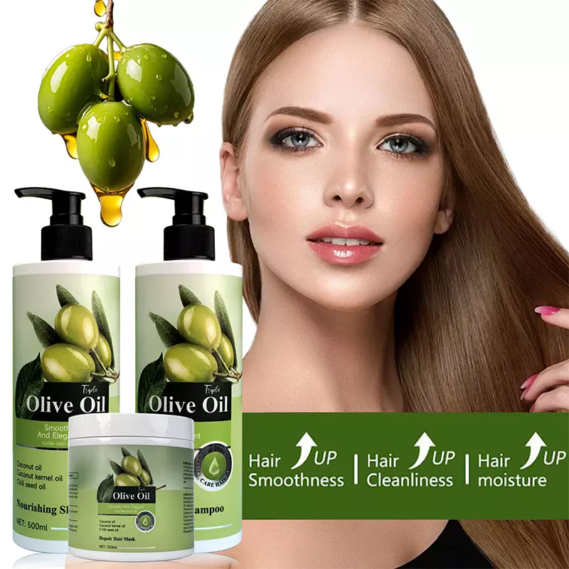 Olive Oil Nourishing Shampoo Set