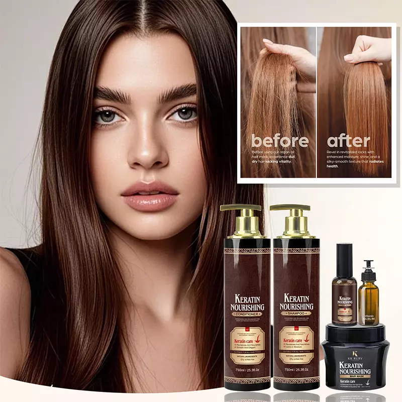 Syringe Keratin Hair Shampoo Set